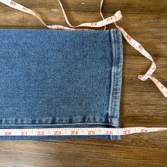 Madewell Stove Pipe Curvy Size 28 high rise 90s tapered ankle blue MOM jeans - Picture 9 of 12